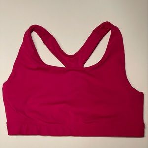 Athleta hot pink Ultimate sports bra D-DD